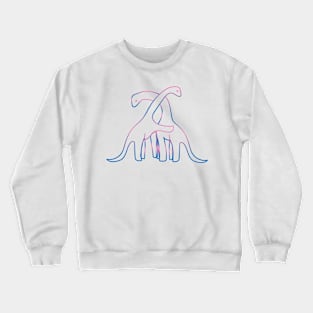 Bisexual Dinosaur Crewneck Sweatshirt